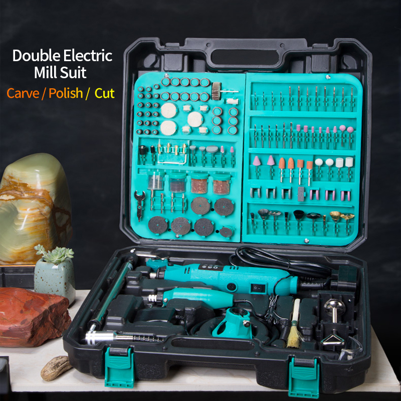 2PCS DIY Power Tools Variable Speed Dremel Accessories Mini Stand For Drill Engraver Electric Micro Rotar Tool 220725