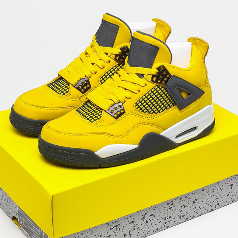 Shoes Top quality Jumpman 4 Electric female yellow lightning Basketball classic design 4s Running Sneakers Men Sport Trainers With OG Box., #1
Shoes Top quality Jumpman 4 Electric female yellow lightning Basketball classic design 4s Running Sneakers Men Sport Trainers With OG Box., #1