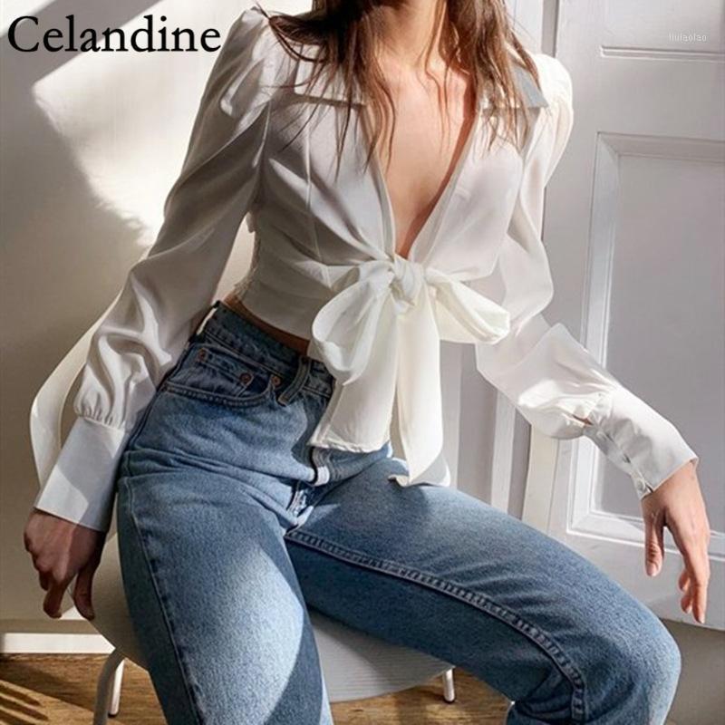 Celandine White Black Sexy Deep V Neck Blouse Women Autumn 2022 Long Puff Sleeve Crop Tops Fashion Elegant Ruched Bow Shirt Women's Blouses
Celandine White Black Sexy Deep V Neck Blouse Women Autumn 2022 Long Puff Sleeve Crop Tops Fashion Elegant Ruched Bow Shirt Women's Blouses