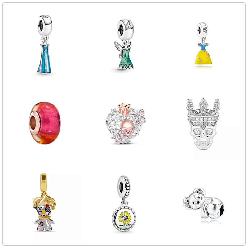 Sterling Silver Luxury 925 Loose Beads Charm Beaded Skirt Style Pendant Bracelets Original Fit Pandora Charms Fashion Skull Jewelry DIY Gift For Womens
Sterling Silver Luxury 925 Loose Beads Charm Beaded Skirt Style Pendant Bracelets Original Fit Pandora Charms Fashion Skull Jewelry DIY Gift For Womens