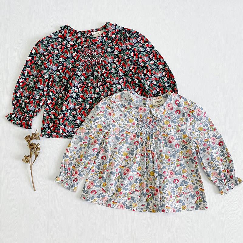 Shirts Kids Baby Girls Floral Shirt For Autumn Girl Long Sleeve Embroidery Children's ClothesShirts, S201104 white
Shirts Kids Baby Girls Floral Shirt For Autumn Girl Long Sleeve Embroidery Children's ClothesShirts, S201104 white