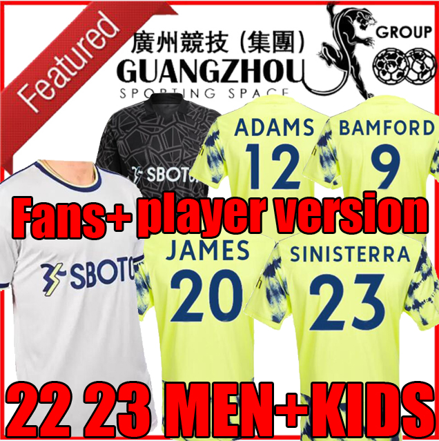22 23 BAMFORD home away Soccer Jerseys RAPHINHA HARRISON yellow Shirt 2022 2023 Leeds Unitedes JAMES MESLIER player fans Uniforms Men kids goalkeeper football shirt, 22/23 home 1
22 23 BAMFORD home away Soccer Jerseys RAPHINHA HARRISON yellow Shirt 2022 2023 Leeds Unitedes JAMES MESLIER player fans Uniforms Men kids goalkeeper football shirt, 22/23 home 1