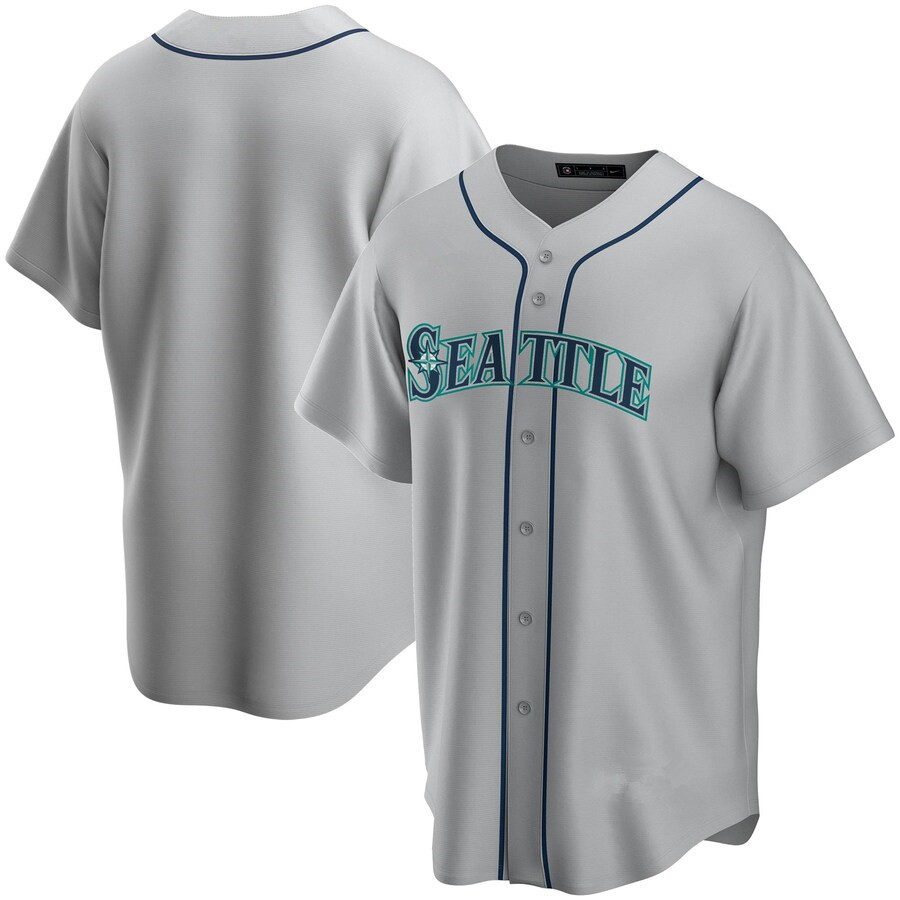 Custom Mariners Baseball Jersey Ken Griffey Jr. Julio Rodriguez JP Crawford Mitch Haniger Cal Raleigh Luke Raley Randy Arozarena Andres Munoz Ichiro S