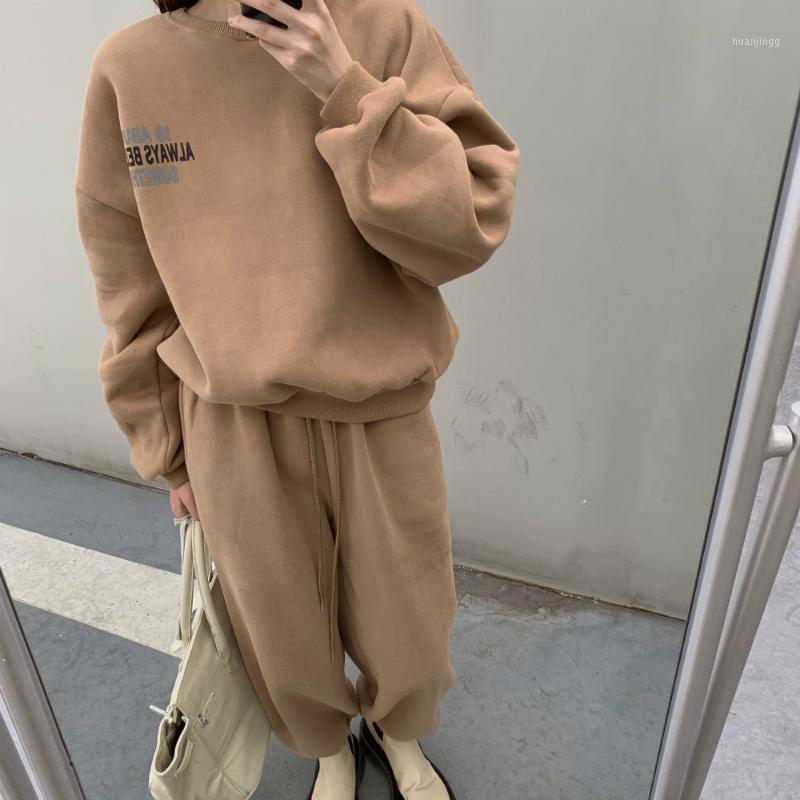 Snordic Autumn Winter Women Casual Tracksuits Cotton Sweatshirt Oversize Fleece Hoodies Letter Print Jacket Women's & Sweatshirts, Brown sweatshirt
Snordic Autumn Winter Women Casual Tracksuits Cotton Sweatshirt Oversize Fleece Hoodies Letter Print Jacket Women's & Sweatshirts, Brown sweatshirt