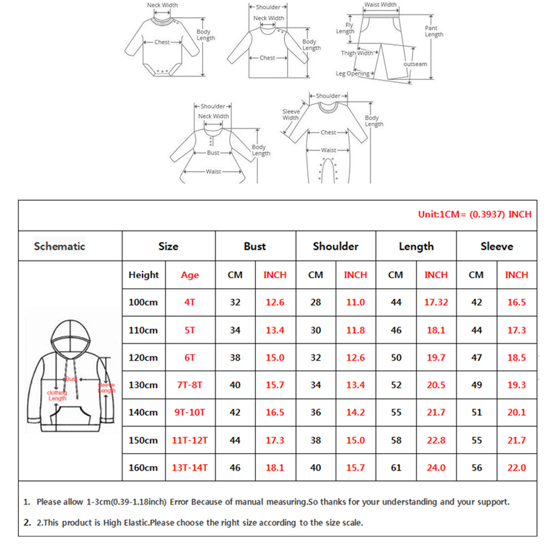 Hoodies & Sweatshirts Boys Girls Wolf Patterning Autumn Winter Teen Kids 220823