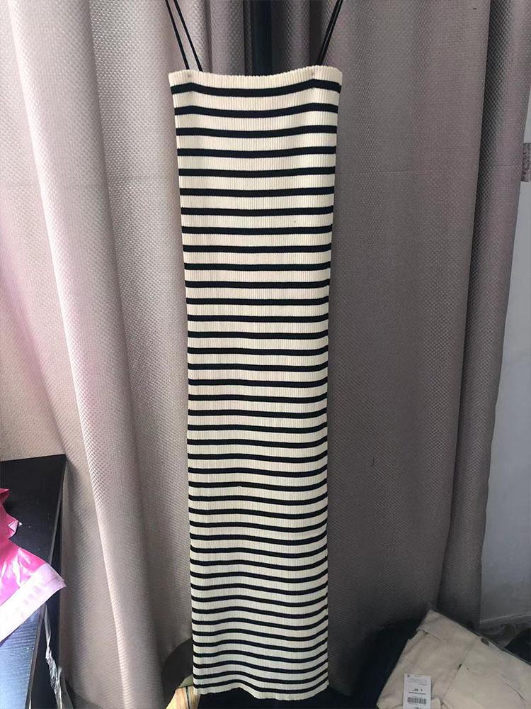 Casual Dresses Zach AiIsa Summer Knitted Striped Thin Suspender Straight-neck Short Top Straight Slim Temperament DressCasual, Suspenders
Casual Dresses Zach AiIsa Summer Knitted Striped Thin Suspender Straight-neck Short Top Straight Slim Temperament DressCasual, Suspenders