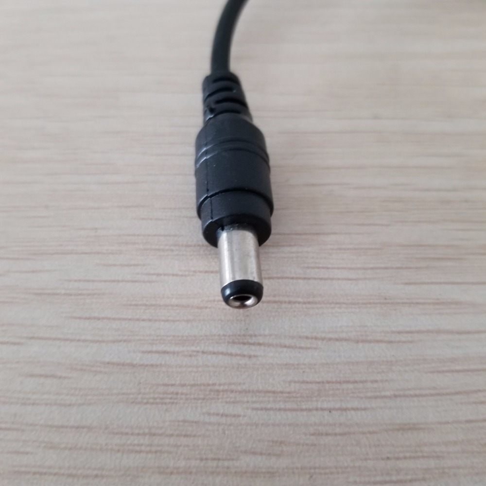 DC 12V 5.5mm Male to Female Power Adapter Cable Converter Connecter 1M Black