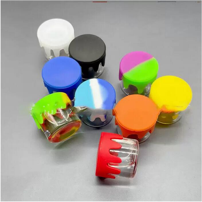 Inregular 6ml glass container Nonstick wax containers silicone lid glasses box oil jar holder for vaporizer vape dab tool storage
Inregular 6ml glass container Nonstick wax containers silicone lid glasses box oil jar holder for vaporizer vape dab tool storage