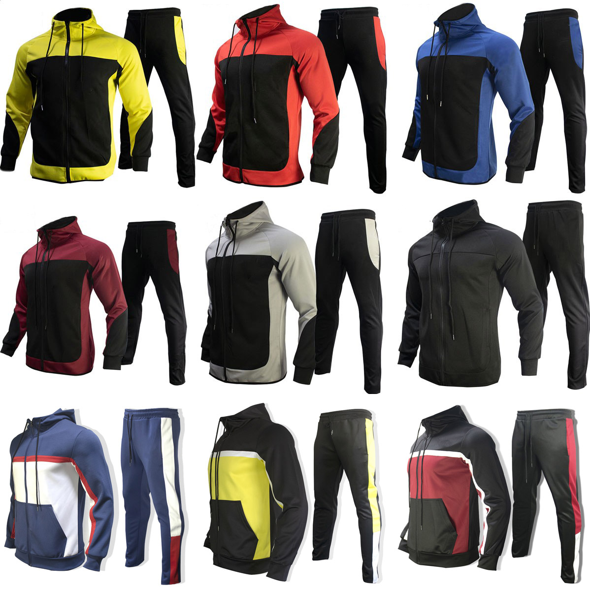 Mens Sportswear Tracksuits tech pants sportwear Pant Tracksuits Panelled cardigan coat Men mans Asian szie M/L/XL/2XL/3XL P80
Mens Sportswear Tracksuits tech pants sportwear Pant Tracksuits Panelled cardigan coat Men mans Asian szie M/L/XL/2XL/3XL P80