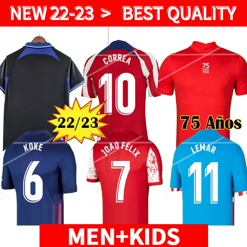 soccer jerseys 22 23 JOAO FELIX 2021 2022 M. LLORENTE SUAREZ Correa camiseta football shirts uniforms men kids kit Set GRIEZMANN R. DE PAUL CARRASCO Atletico MadridS, Grey
soccer jerseys 22 23 JOAO FELIX 2021 2022 M. LLORENTE SUAREZ Correa camiseta football shirts uniforms men kids kit Set GRIEZMANN R. DE PAUL CARRASCO Atletico MadridS, Grey