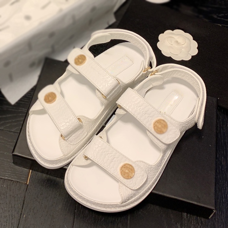 2022 Womens Luxury Accessories Designer Sandals Classic Flat Solid Color Fashion Top Layer Lychee Leather Velcro Beach Shoes Summer Mens Non-Slip Slippers, Red
2022 Womens Luxury Accessories Designer Sandals Classic Flat Solid Color Fashion Top Layer Lychee Leather Velcro Beach Shoes Summer Mens Non-Slip Slippers, Red