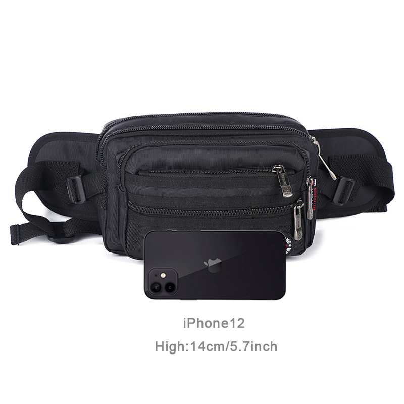 Waist Bags Waist Pack Casual Functional Fashion Men Waterproof Fanny Pack Women 220823