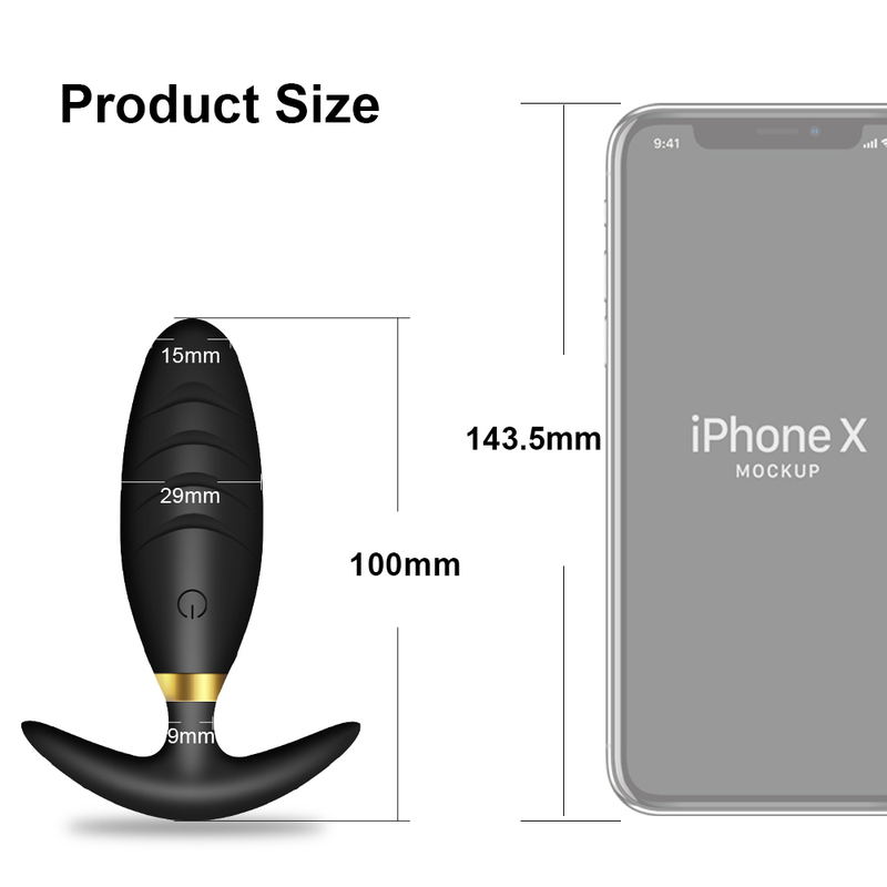 Anal Vibrator Butt Plug Prostate Massager with Wireless Remote Control Wearable Vibrating Egg Dildo Sex Toys for Women Men Adult 220317