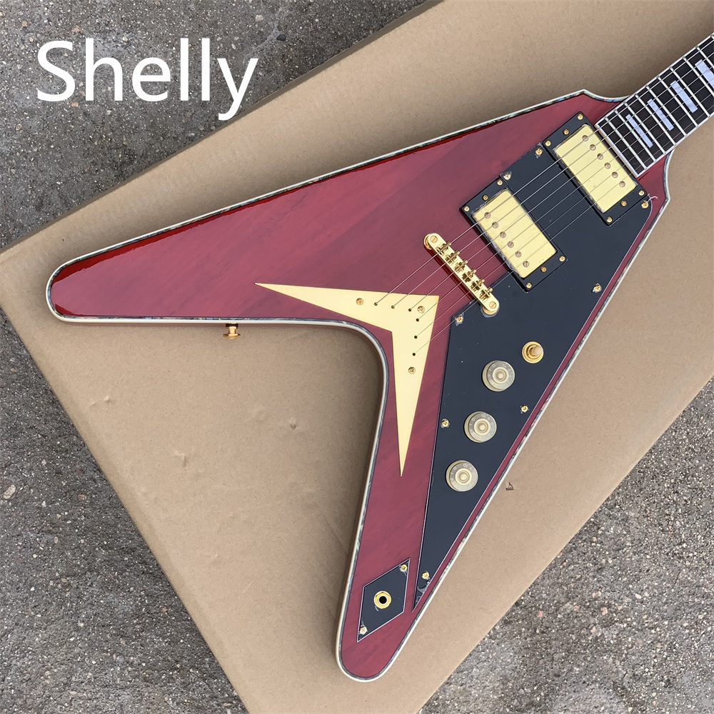 In Stock Shaped V flying V Right Hand Electric Guitar Burgundy Body NEW Guitars Guitarra6756434
In Stock Shaped V flying V Right Hand Electric Guitar Burgundy Body NEW Guitars Guitarra6756434