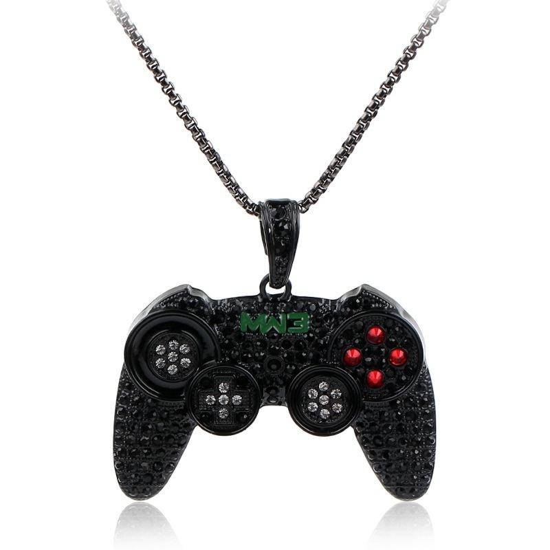 Pendant Necklaces Basic Punk Gamepad Necklace For Men Zircon Crystal Chain Fashion Charm Luxury Aesthetic Party Male Jewelry Wholesale
Pendant Necklaces Basic Punk Gamepad Necklace For Men Zircon Crystal Chain Fashion Charm Luxury Aesthetic Party Male Jewelry Wholesale