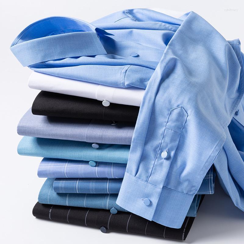 Men's Dress Shirts Stretch Non-Iron Men Shirt Long Sleeve Square Collar Solid Soft Man Office Business Formal Easy Care 2022 Sybi22, 07
Men's Dress Shirts Stretch Non-Iron Men Shirt Long Sleeve Square Collar Solid Soft Man Office Business Formal Easy Care 2022 Sybi22, 07