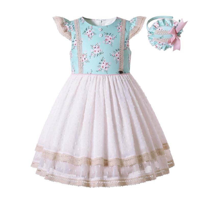 Girl's Dresses Elegant Tulle Flower Girls Summer Birthday Princess Size 2 3 4 5 6 8 10 12 Years Old With Matching HairbandGirl's Girl'sGirl', As picture
Girl's Dresses Elegant Tulle Flower Girls Summer Birthday Princess Size 2 3 4 5 6 8 10 12 Years Old With Matching HairbandGirl's Girl'sGirl', As picture