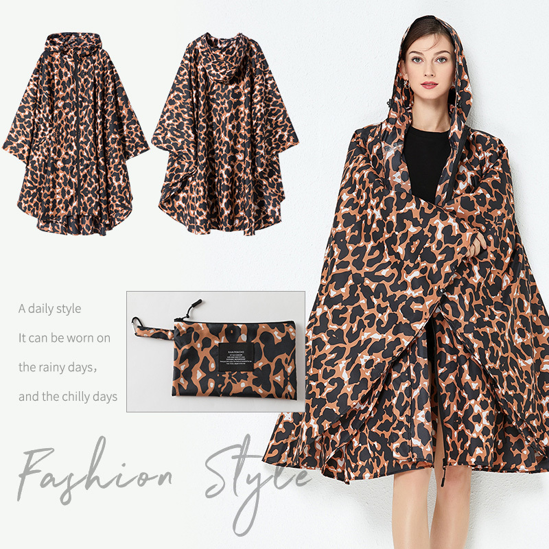 zhouxiaoxi Adult men women fashion large cloak raincoat Hiking Backpack leopard print thin poncho CX220406
zhouxiaoxi Adult men women fashion large cloak raincoat Hiking Backpack leopard print thin poncho CX220406
