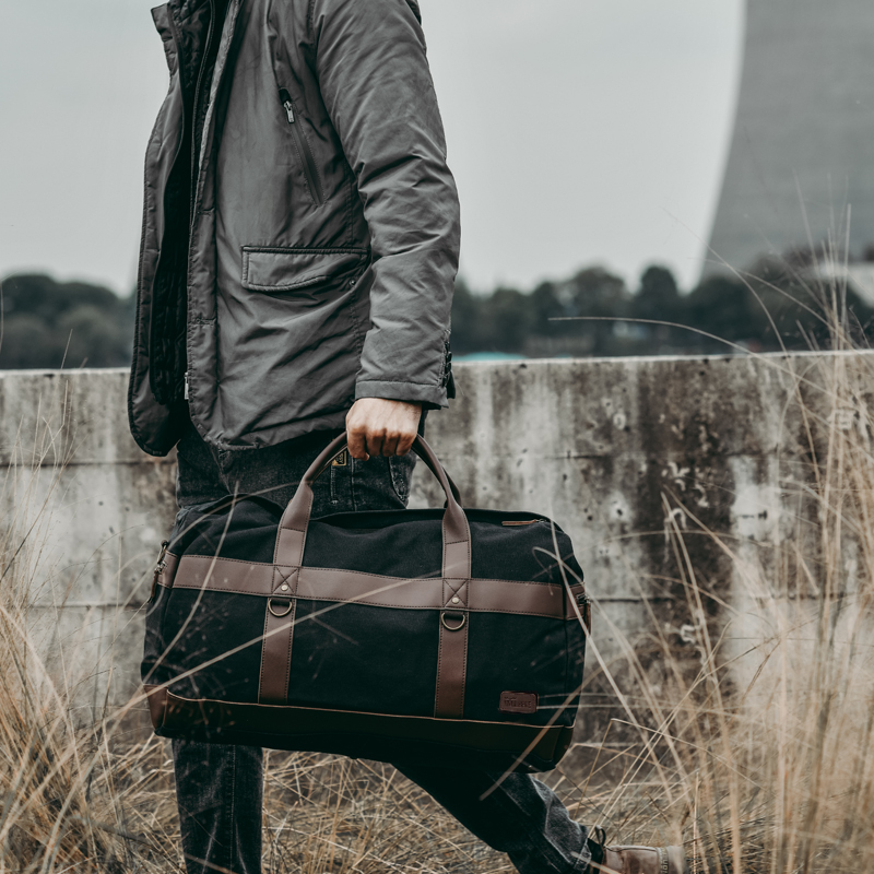 Men Canvas Tote Bag Exclusive Adventure s Travel Hand Luggage s Large Capacity Duffle s Weekender Women 220509