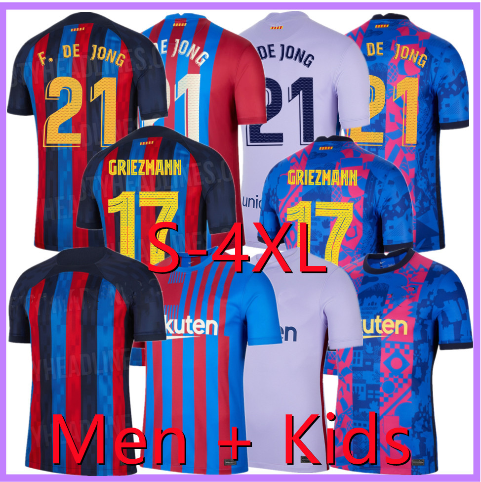 S-4XL soccer jersey PEDRI GRIEZMANN Kun Aguero BARCA Dani Alves 21 22 23 men & kids sets F. DE JONG DEST kit shirts 2021 2022 2023, Third+kids
S-4XL soccer jersey PEDRI GRIEZMANN Kun Aguero BARCA Dani Alves 21 22 23 men & kids sets F. DE JONG DEST kit shirts 2021 2022 2023, Third+kids