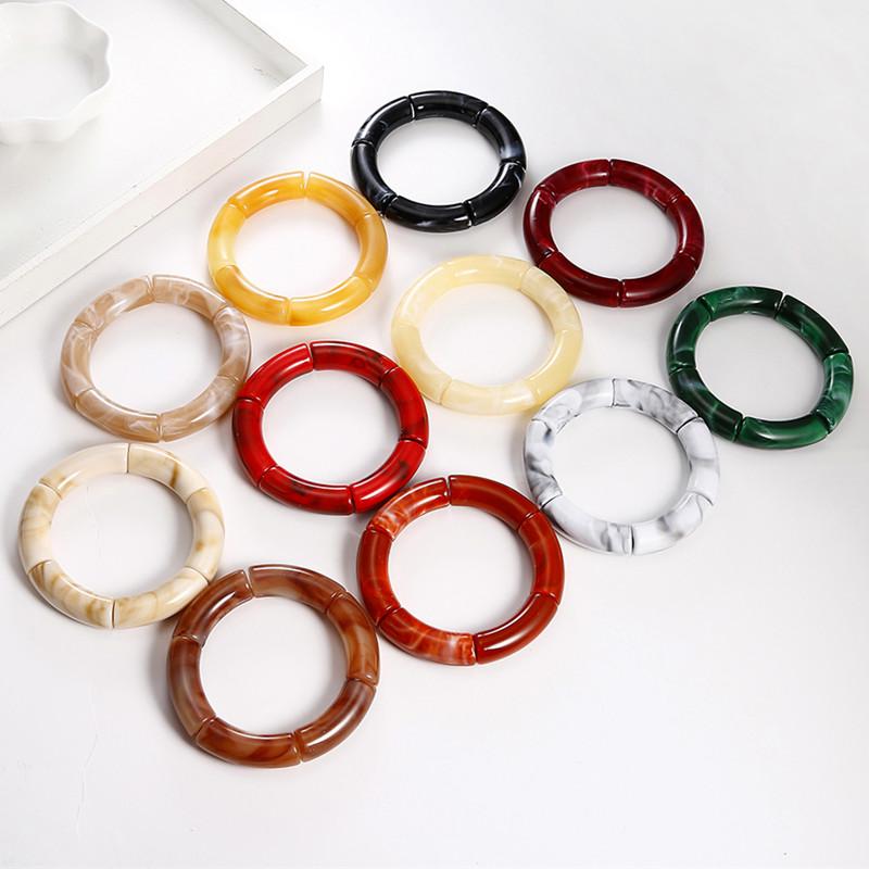 Charm Bracelets Statement Acrylic Marbling Patter Beaded & Bangles For Women Wristband Elastic Link Curved Beads JewelryCharm ChCharm
Charm Bracelets Statement Acrylic Marbling Patter Beaded & Bangles For Women Wristband Elastic Link Curved Beads JewelryCharm ChCharm