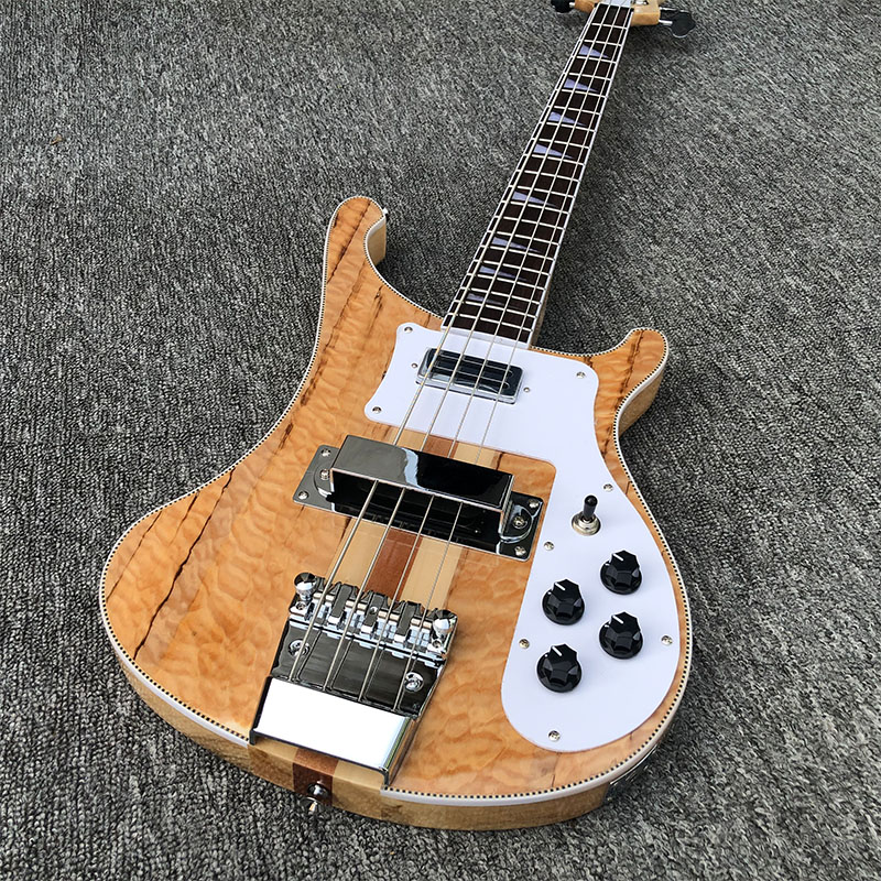 Factory direct neck through body custom 4-string RIC 4003 Spalted maple brown electric bass guitar neck 3 spell postage
Factory direct neck through body custom 4-string RIC 4003 Spalted maple brown electric bass guitar neck 3 spell postage