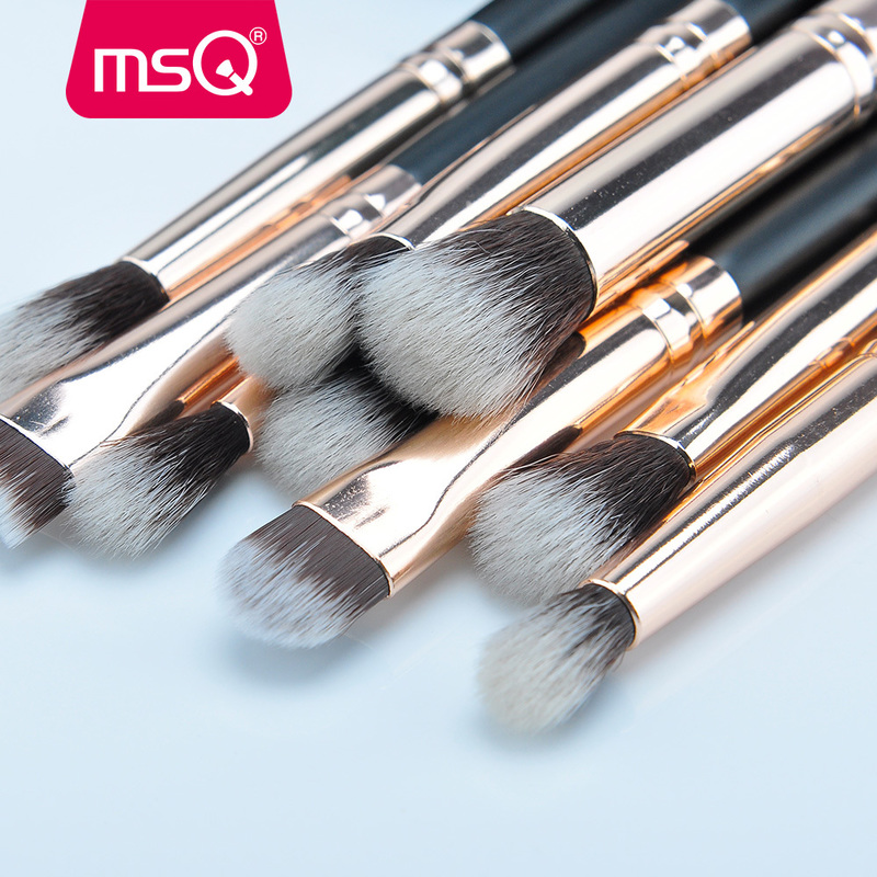 MSQ 6pcs 12pcs 18pcs Professional Eye Makeup Brushes Set Eyeshadow Blending Make Up Brush Soft Synthetic Hair pincel maquiagem 220722
