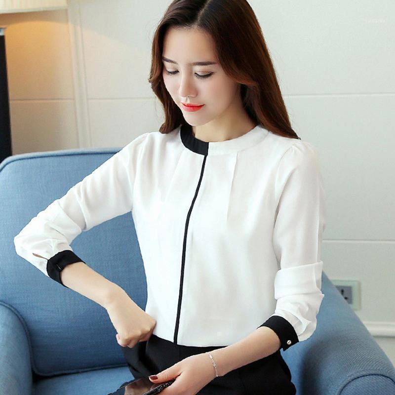Women' Blouses & Shirts 2022 Summer Women Blouse Korea Office Ladies Chiffion White Work Shirt Spliced Stand Neck Top Plus Size Female Clot, Random color
Women' Blouses & Shirts 2022 Summer Women Blouse Korea Office Ladies Chiffion White Work Shirt Spliced Stand Neck Top Plus Size Female Clot, Random color