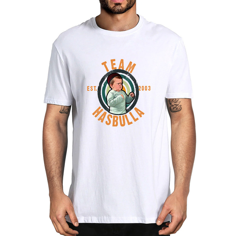 Cotton Team 100% Est.2003 Hasbulla Hasbullah Smile Classic Summer Mens Novelty Tshirt Women Casual Streetwear Hipste Tee 22052