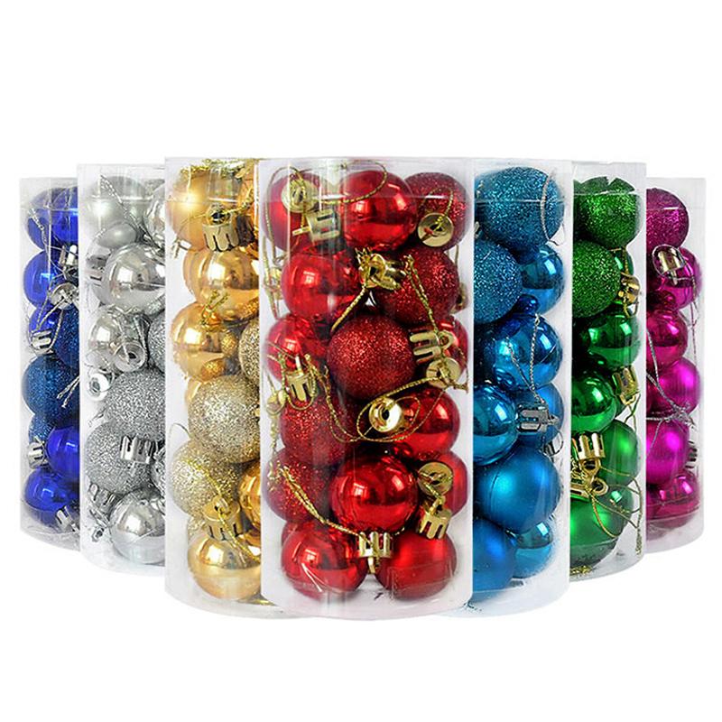 24Pcs Christmas Tree Decor Ball Bauble Hanging Xmas Party Ornament decorations for Home 2019 New Year Christmas decoration
24Pcs Christmas Tree Decor Ball Bauble Hanging Xmas Party Ornament decorations for Home 2019 New Year Christmas decoration