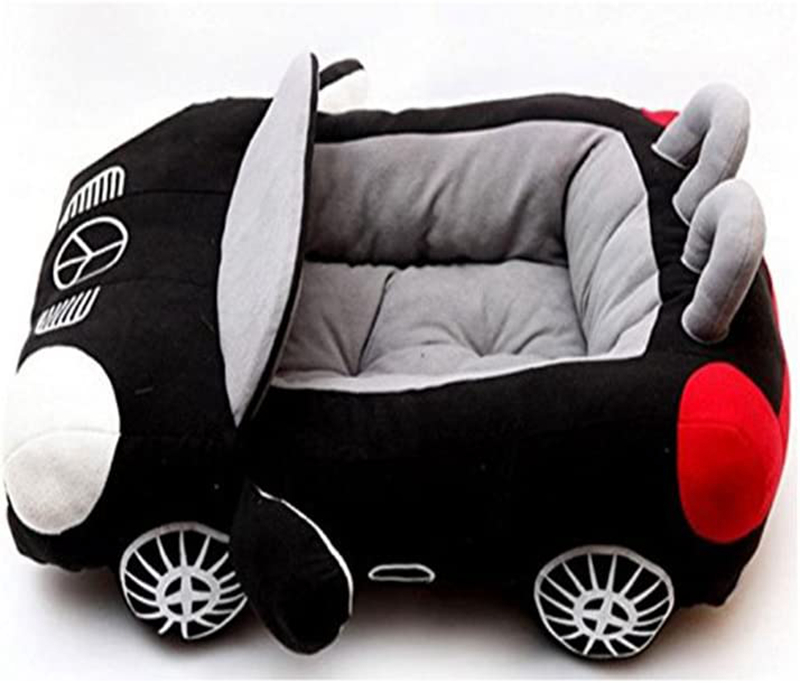 Dee Cute Cozy Pet Beds Cover Kennels for Small-Medium Dog Cool Sports Car Shaped Dogs Bed House Waterproof Warm Soft Puppy Sofa Kennel 27.6"x19.7
