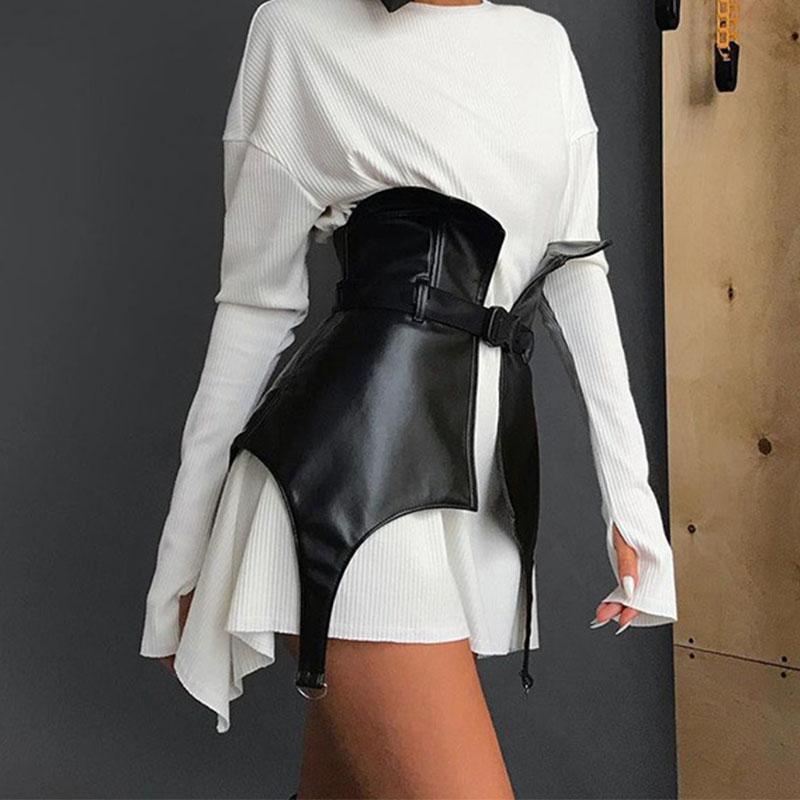 Belts Black PU Leather Belt Buckle Corset Women Spring 2022 Fashion Slim Streetwear Elegant Ladies Corsets
Belts Black PU Leather Belt Buckle Corset Women Spring 2022 Fashion Slim Streetwear Elegant Ladies Corsets