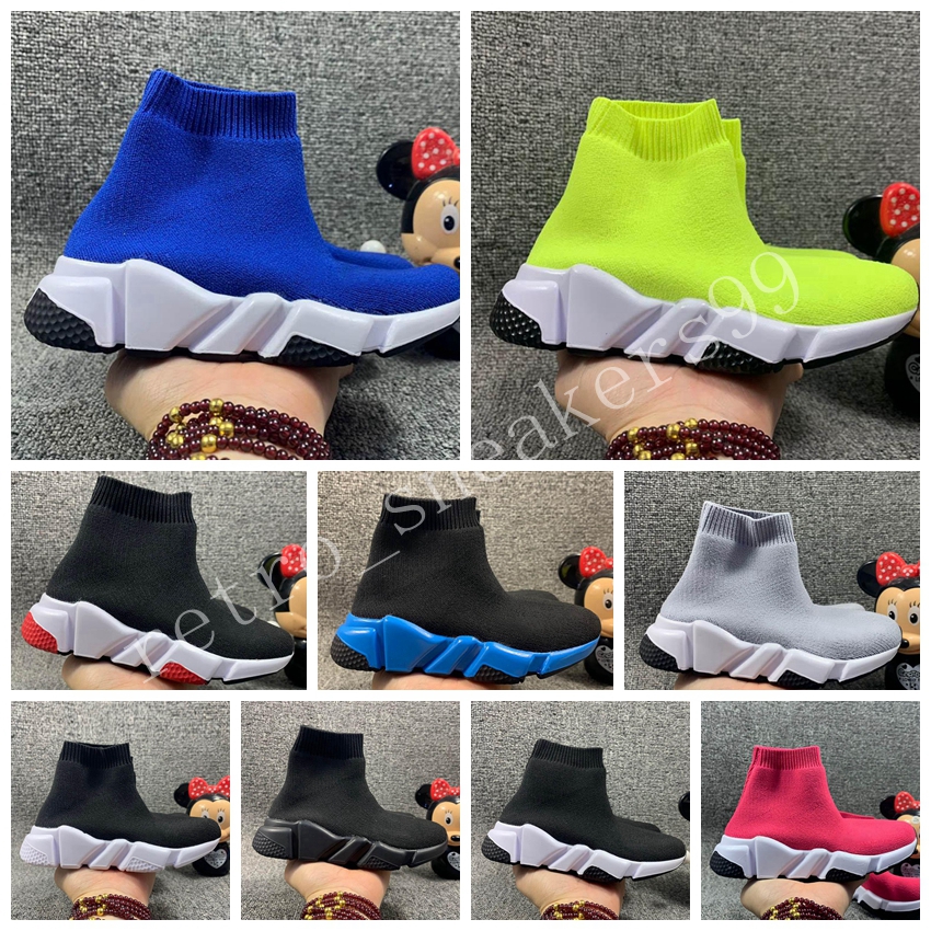 2022 Kids Shoes Fashion Luxury Paris Boys Gilrs Speed Trainer Sock Triple Black White Red Oreo Stretch Knit Designer tennis Toddler Sneakers sports shoe size 28-35, Customize
2022 Kids Shoes Fashion Luxury Paris Boys Gilrs Speed Trainer Sock Triple Black White Red Oreo Stretch Knit Designer tennis Toddler Sneakers sports shoe size 28-35, Customize