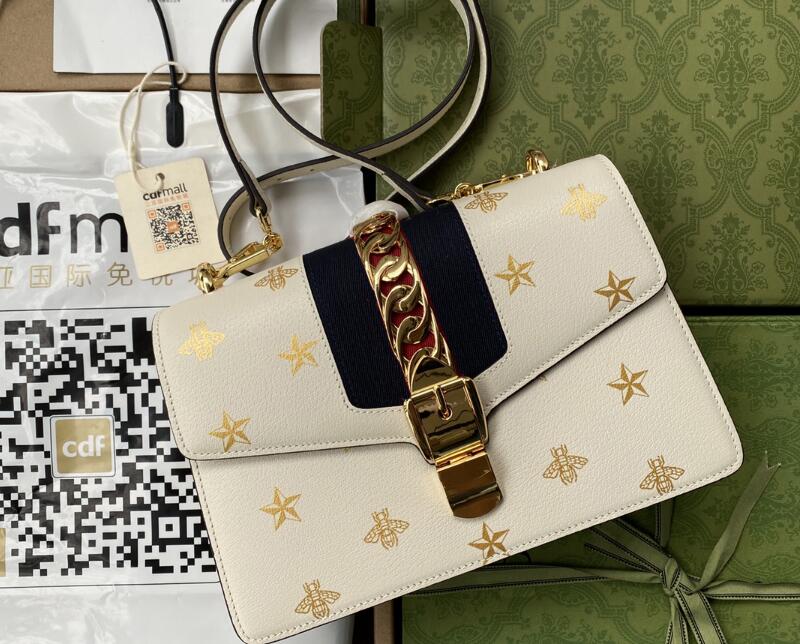 Realfine Bags 5A 524405 25.5cm Sylvie Bee Star Small Leather Shoulder Handbags For Women with Dust bag, Caviar quilted_01
Realfine Bags 5A 524405 25.5cm Sylvie Bee Star Small Leather Shoulder Handbags For Women with Dust bag, Caviar quilted_01