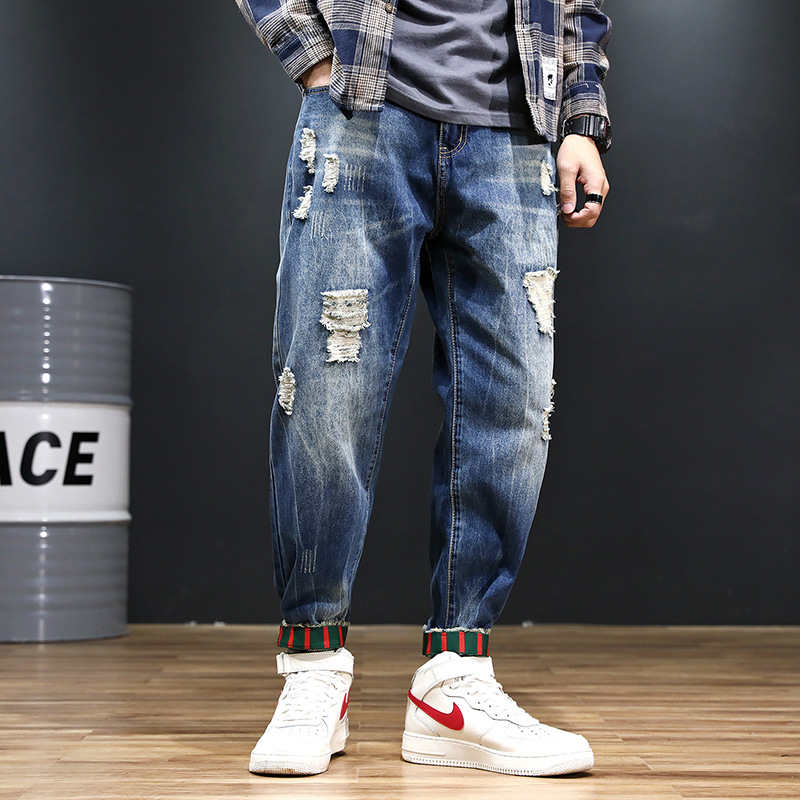 Mens Denim Jeans Loose Style Denim Pants Male Joggers Jeans Casual Style Stretch Elastic Jean Pencil Pants, Black
Mens Denim Jeans Loose Style Denim Pants Male Joggers Jeans Casual Style Stretch Elastic Jean Pencil Pants, Black