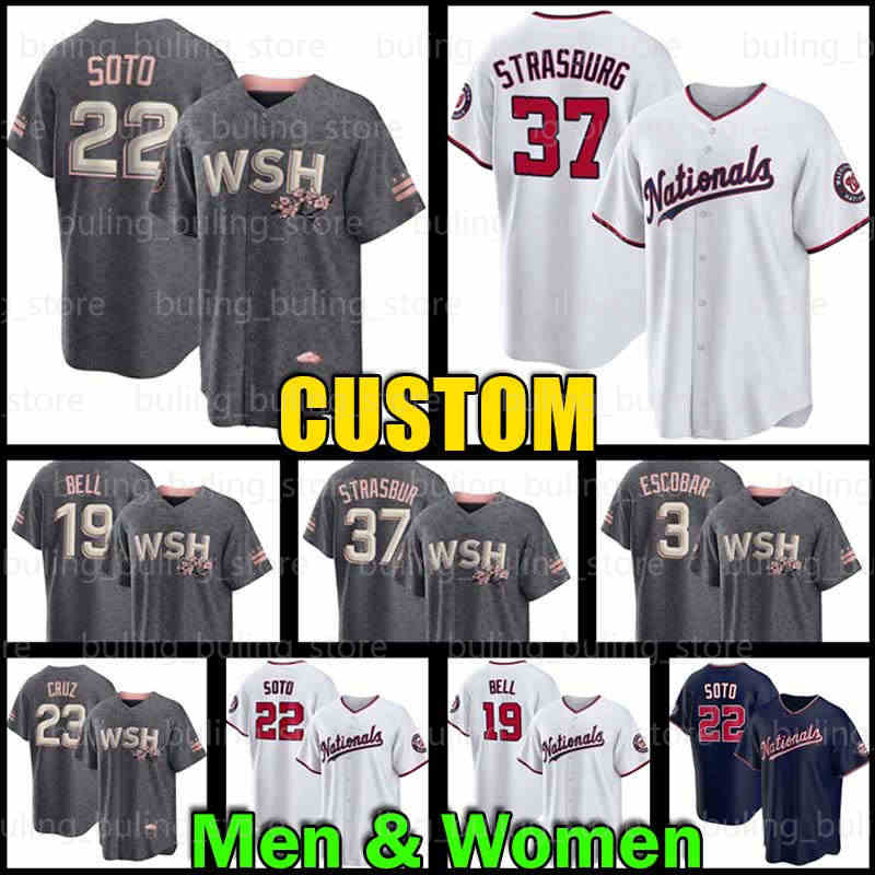 22 Juan Soto Jersey Washington 37 Stephen Strasburg Nationals 2022 Cherry Blossom City Connect 19 Josh Bell 23 Nelson Cruz Alcides Escobar Keibert Ruiz Victor Robles, Custom men cool base(g m)
22 Juan Soto Jersey Washington 37 Stephen Strasburg Nationals 2022 Cherry Blossom City Connect 19 Josh Bell 23 Nelson Cruz Alcides Escobar Keibert Ruiz Victor Robles, Custom men cool base(g m)