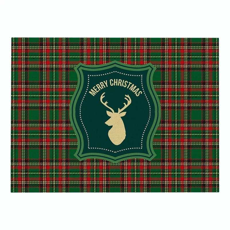Mats & Pads Merry Christmas Non-Slip Insulation Placemat Dinner Cotton Linen Home Decor
Mats & Pads Merry Christmas Non-Slip Insulation Placemat Dinner Cotton Linen Home Decor