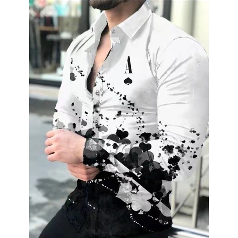 Fashion Men Shirts Spring Autumn Long Sleeve Tops Turn-down Collar Buttoned Vintage Shirt For Mens Casual Printed Streetwear 220323, A026
Fashion Men Shirts Spring Autumn Long Sleeve Tops Turn-down Collar Buttoned Vintage Shirt For Mens Casual Printed Streetwear 220323, A026