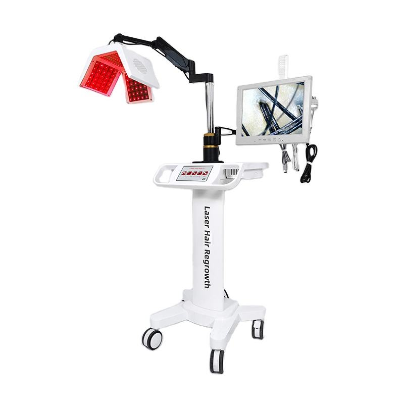 Multifunctional 5 in 1 Electrotherapy Comb Scalp Detection 650nm Diode Lasers Treatment For Hair Growth Machine