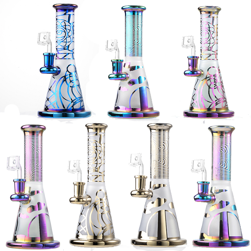Wholesale PYREX Glass Bong Colorful Bongs Matte 14mm Female Joint Rainbow Smoking Pipe Frosting Straight Tube Dab Tool Water Pipes Oil Rigs With Banger
Wholesale PYREX Glass Bong Colorful Bongs Matte 14mm Female Joint Rainbow Smoking Pipe Frosting Straight Tube Dab Tool Water Pipes Oil Rigs With Banger