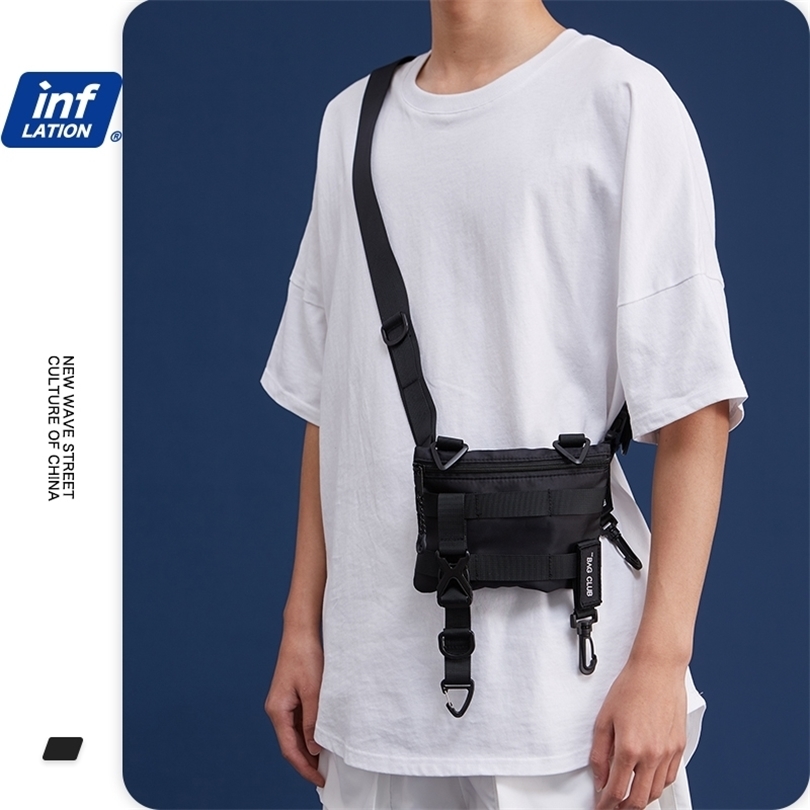 INFLATION Mens Waist Bag Streetwear Hip hop Fashion Fanny Pack Cotton Men Belt Bag Travel Bag 283AI 201118, Black
INFLATION Mens Waist Bag Streetwear Hip hop Fashion Fanny Pack Cotton Men Belt Bag Travel Bag 283AI 201118, Black