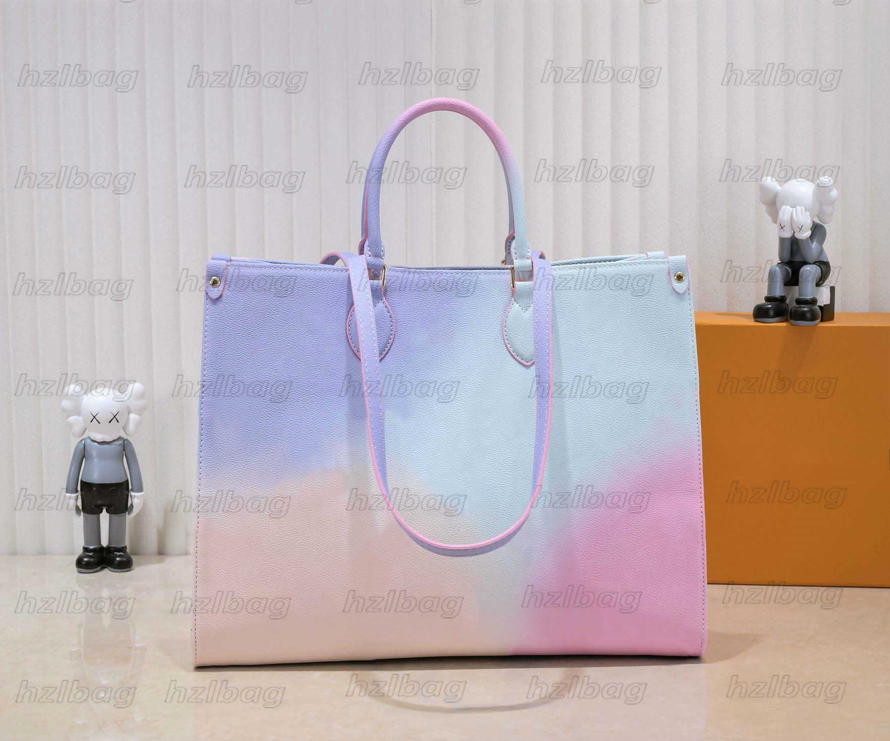 Summer 2022 Onthego GM MM Tote Handle Bag Sunrise Pastel Spring in the City Collection Handbag ON THE GO Large Capacity Pink Purple Giant, Color 01
Summer 2022 Onthego GM MM Tote Handle Bag Sunrise Pastel Spring in the City Collection Handbag ON THE GO Large Capacity Pink Purple Giant, Color 01