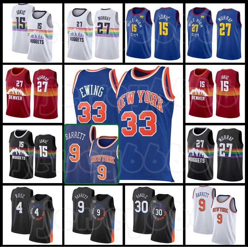 Retro Patrick 33 Ewing 15 Jokic Jamal 27 Murray Jersey Nikola Nuggets''Knicks''RJ 9 Barrett Julius 30 Randle Derrick 4 Rose Kemba 8 Walker Basketball Jerseys, Men jersey
Retro Patrick 33 Ewing 15 Jokic Jamal 27 Murray Jersey Nikola Nuggets''Knicks''RJ 9 Barrett Julius 30 Randle Derrick 4 Rose Kemba 8 Walker Basketball Jerseys, Men jersey
