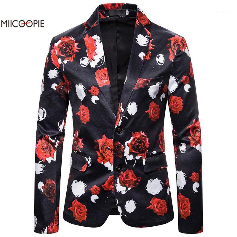 Men' Suits & Blazers Rose Pattern Suit 3D Digital Printing Coat Wedding Men Blazer Male Slim Fit Singer Costume, Black
Men' Suits & Blazers Rose Pattern Suit 3D Digital Printing Coat Wedding Men Blazer Male Slim Fit Singer Costume, Black