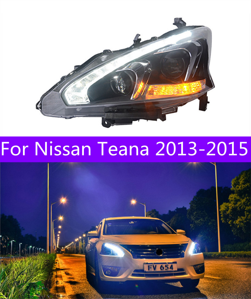 Auto LED Headlights For Nissan Teana 20 13-20 15 Head Light Assembly LED Running Lights Bi-Xenon Beam Fog Lamp
Auto LED Headlights For Nissan Teana 20 13-20 15 Head Light Assembly LED Running Lights Bi-Xenon Beam Fog Lamp
