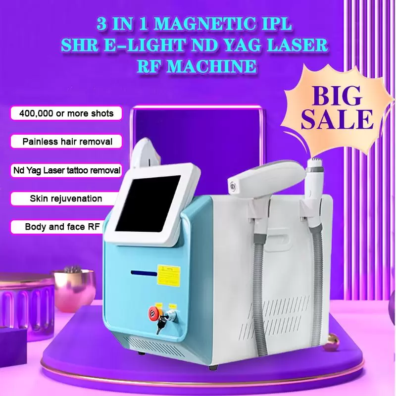 Multifunctional Hair Removal Machine Directly Portable Laser RF Pico IPL Elight Nd Yag Skin Rejuvenation Tattoos Remove 3 in 1 beauty Salon use
Multifunctional Hair Removal Machine Directly Portable Laser RF Pico IPL Elight Nd Yag Skin Rejuvenation Tattoos Remove 3 in 1 beauty Salon use