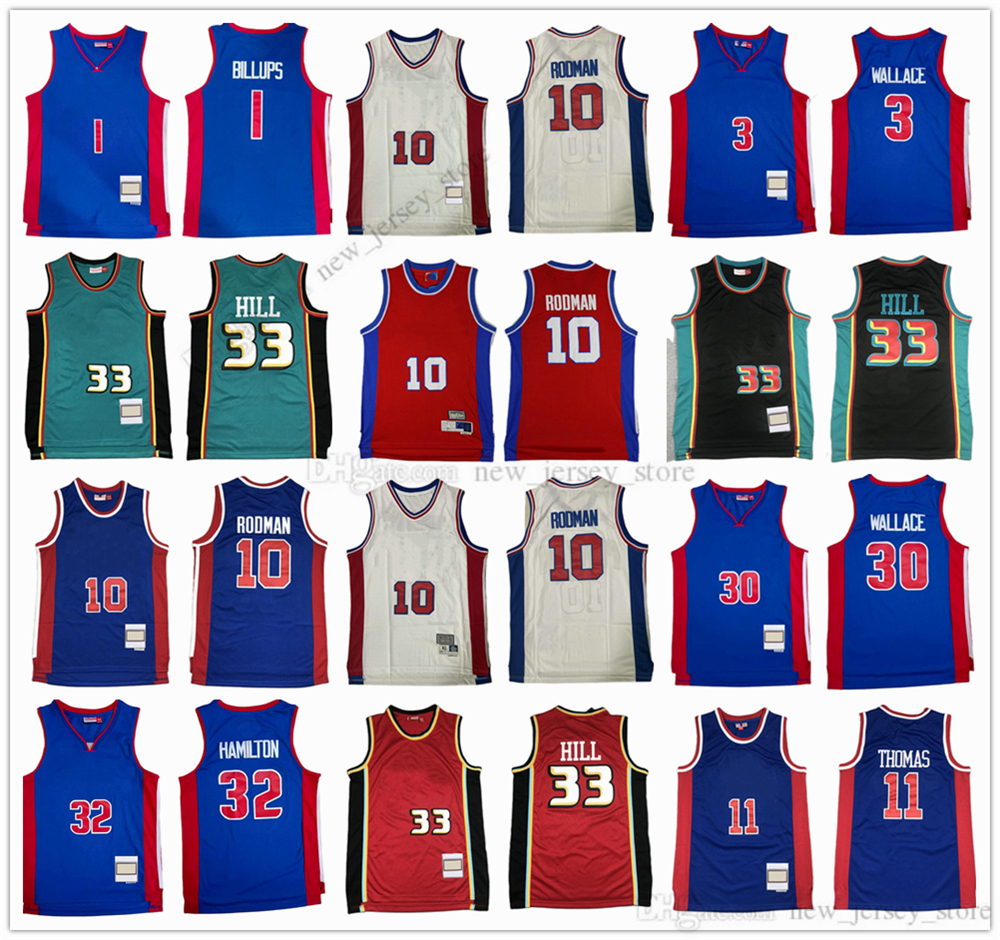 Mitchell and Ness Basketball 10 Dennis 33 Grant Rodman Hill Jerseys Retro Stitched 3 Ben 11 Isiah Wallace Thomas Billups Hamilton 1998-99 Red Black Green Jersey Shorts, As picture (with team logo)
Mitchell and Ness Basketball 10 Dennis 33 Grant Rodman Hill Jerseys Retro Stitched 3 Ben 11 Isiah Wallace Thomas Billups Hamilton 1998-99 Red Black Green Jersey Shorts, As picture (with team logo)
