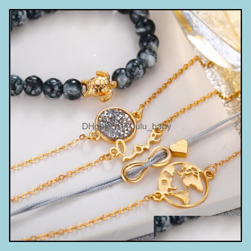 Charm Bracelets Jewelry Gold Set For Women Different Style Cuff Bracelet Bangle Fashion Girl Party Wholesale 0801Wh Drop Delivery 2021 62I0D
Charm Bracelets Jewelry Gold Set For Women Different Style Cuff Bracelet Bangle Fashion Girl Party Wholesale 0801Wh Drop Delivery 2021 62I0D