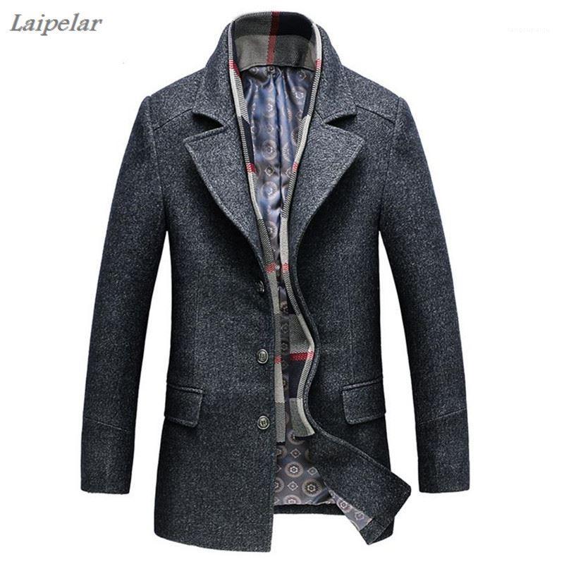 Winter Wool Jacket Men's High-quality Coat Fashion Casual Business Men Trench Scarf Collar Overcoat, Brown
Winter Wool Jacket Men's High-quality Coat Fashion Casual Business Men Trench Scarf Collar Overcoat, Brown