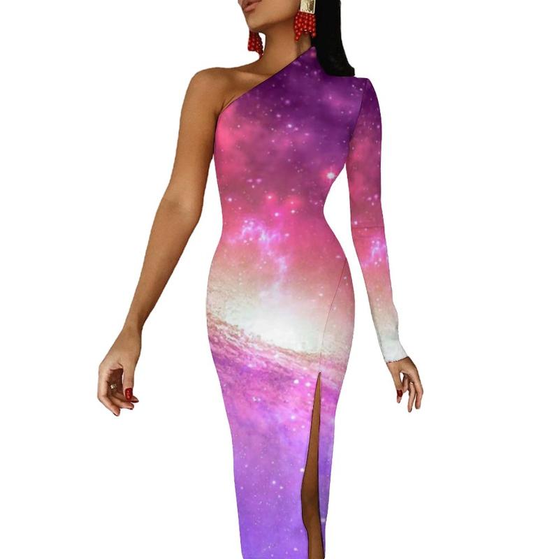 Casual Dresses Colorful Purple Galaxy High Slit Bodycon Dress Women Watercolor Stars Print Kawaii Maxi Autumn Street Wear Pattern DressesCas, Style-3
Casual Dresses Colorful Purple Galaxy High Slit Bodycon Dress Women Watercolor Stars Print Kawaii Maxi Autumn Street Wear Pattern DressesCas, Style-3
